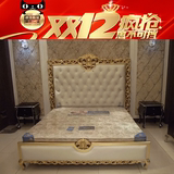 现货 特价酒店家具床 欧式床新古典床实木雕花床 1.8双人床 婚床
