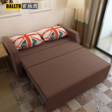 多功能布艺可折叠沙发床可储物 1.5米1.8单双人小户型可拆洗沙发