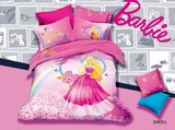卡通儿童白雪公主芭比纯棉床上用品小女孩三4四件套女童被套床单