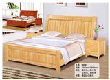 北京包邮橡木实木床 松木双人床 实木箱体床 1.2米橡木箱体床