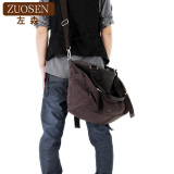 ZUOSEN正品 新款韩版男包包 男士帆布包单肩包斜挎包手提包休闲包