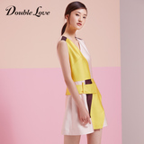 DOUBLE LOVE商场同款Doublelove 女装2016春夏新款设计师连衣裙
