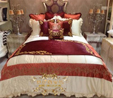 奢华欧式法式新古典高档床品12件套样板间样板房床上用品多件套