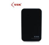 SSK飚王HE-T300移动硬盘盒USB3.0 串口SATA2.5寸黑鹰Ⅱ 正品