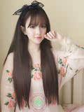 韩国假发女长直发全头套甜美可爱长发气质自然逼真假发套时尚女士