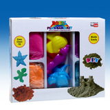 1000克盒装4色带模具创意diy儿童手工制作玩具沙太空火星动力沙