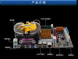 全新固态G41电脑主板+英特尔高频四核CPU送2G内存D3四核主板套装