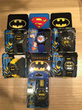 现货！美国海淘代购蝙蝠侠betman超人superman儿童手表电子表铁盒