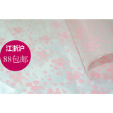 韩国烘焙包装 粉色花朵食品包装油纸 糖果纸 面包纸 5张