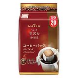 日本原装进口 AGF MAXIM奢侈摩卡 现磨 滴漏式挂耳纯黑咖啡20片入