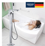 德国高仪GROHE 全铜落地浴缸龙头 浴缸边立式冷热水淋浴花洒龙头