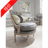 高端定制时沙发椅欧式单人沙发椅子新古典休闲沙发厂家直销人气