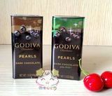 美国进口高迪瓦Godiva歌帝梵醇黑巧克力豆43g铁盒