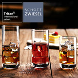 德国SCHOTT进口人造水晶玻璃水杯创意果汁杯耐热茶杯热饮杯啤酒杯