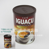 巴西原装进口代购IGUACU伊瓜苏原味速溶黑咖啡纯咖啡 100克包邮