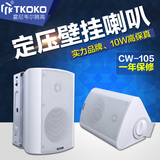 TK－AUDIO/腾高 CW-105B/W壁挂音箱音响喇叭挂壁音箱校园广播系统