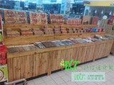 特价木质超市货架 散装柜 干粮展示架 水果架  超市卖场散货柜台
