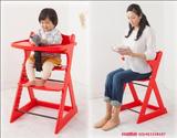外贸katoji儿童餐椅婴儿餐椅实木宝宝成长椅餐可调扶手木质BB餐桌