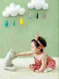 墙贴儿童房云朵装饰创意DIY益智制作摄影拍照道具背景儿童实景