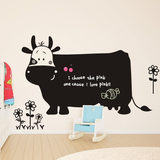 幼儿园墙壁面装饰贴画儿童房卧室卡通动物可移除墙贴纸涂鸦黑板贴