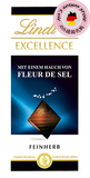 德国Lindt/瑞士莲Excellence 特醇排装 - 海盐味黑巧克力100g现货