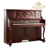 畅销德国门德尔松钢琴MP125EC 立式家用教学镂空谱架欧式复古明星