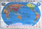 2016世界地图 中英文对照 1.05米*0.75米  折叠地图有折痕