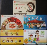 上海地铁卡 地铁消防安全宣传单程票 地铁票 PD152403