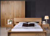 上海卧室家具组合套装结婚房成套家具床衣柜床头柜全实木榆木家具