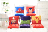卡通超级玛丽超人钢铁蜘蛛侠绿巨人可拆分连体坐垫靠垫枕椅垫礼物