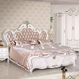 欧式床双人实木床橡木原木卧室家具1.8米高档豪华公主婚床