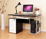电脑桌台式家用简约学生办公宜家120cm100cm140cm书桌子写字台