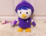 韩国pororo波鲁鲁企鹅公仔毛绒玩具QQ可爱企鹅布娃娃儿童生日礼物