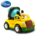 迪士尼遥控音效警车男孩电动遥控车卡通汽车工程车赛车儿童玩具车