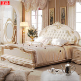 欧式床高箱储物床双人床1.8奢华婚床公主卧室家具套装组合六件套