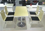 厂直销新款肯德基快餐桌椅中式快餐桌椅饭店奶茶店宜家皮质桌椅