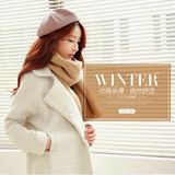 毛呢外套2015冬季女装新款尼大衣时尚韩版加厚保暖中长款昵子大码