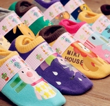 婴儿地板袜儿童袜子棉袜男童女童袜船袜宝宝小孩短袜防滑夏季薄款