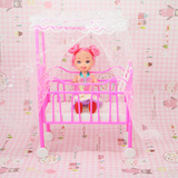 芭比娃娃小甜屋洋娃娃婴儿床梦幻衣橱Barbie芭芘公主女孩玩具凯莉