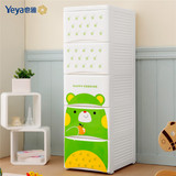 Yeya也雅 卡通小熊宝宝衣柜 抽屉式收纳柜 儿童整理柜加厚储物柜