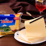 安佳芝士片乳酪片12片250g 原味奶油奶酪片进口原装 三明治早餐