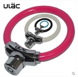 台湾优力ULAC钢缆锁防盗锁自行车锁环形锁死飞自行车配件装备A-1C
