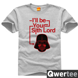 star wars星球大战Darth Vader达斯维达 Sith Lord 男女短袖T恤