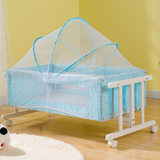 婴儿床摇篮辅助睡眠工字形独立式摇篮哄宝利器
