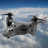 蒂雅多鱼鹰直升机运输机合金飞机模型回力联动战斗机金属玩具飞机