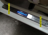06-13款丰田卡罗拉迎宾踏板 花冠门槛条 带LED灯 卡罗拉改装专用