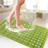 环保无异味浴室防滑地垫 水晶刺按摩脚垫洗澡垫子可手洗格子干洗