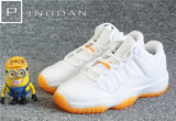 平淡鞋店 Nike Air Jordan 11 Low GS AJ11柑橘 白橙  580521-139