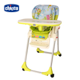 智高chicco polly宝丽双托盘餐椅 可折叠便携式儿童吃饭餐座椅