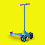 【天猫超市】美国小泰克儿童滑板车  三轮脚踏车滑轮车 天蓝色